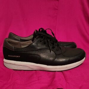 Rockport Black and White Leather Shoes